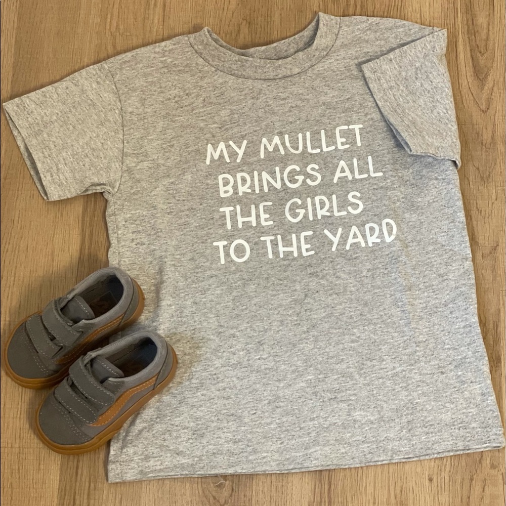 Mullet funny kids Tee
